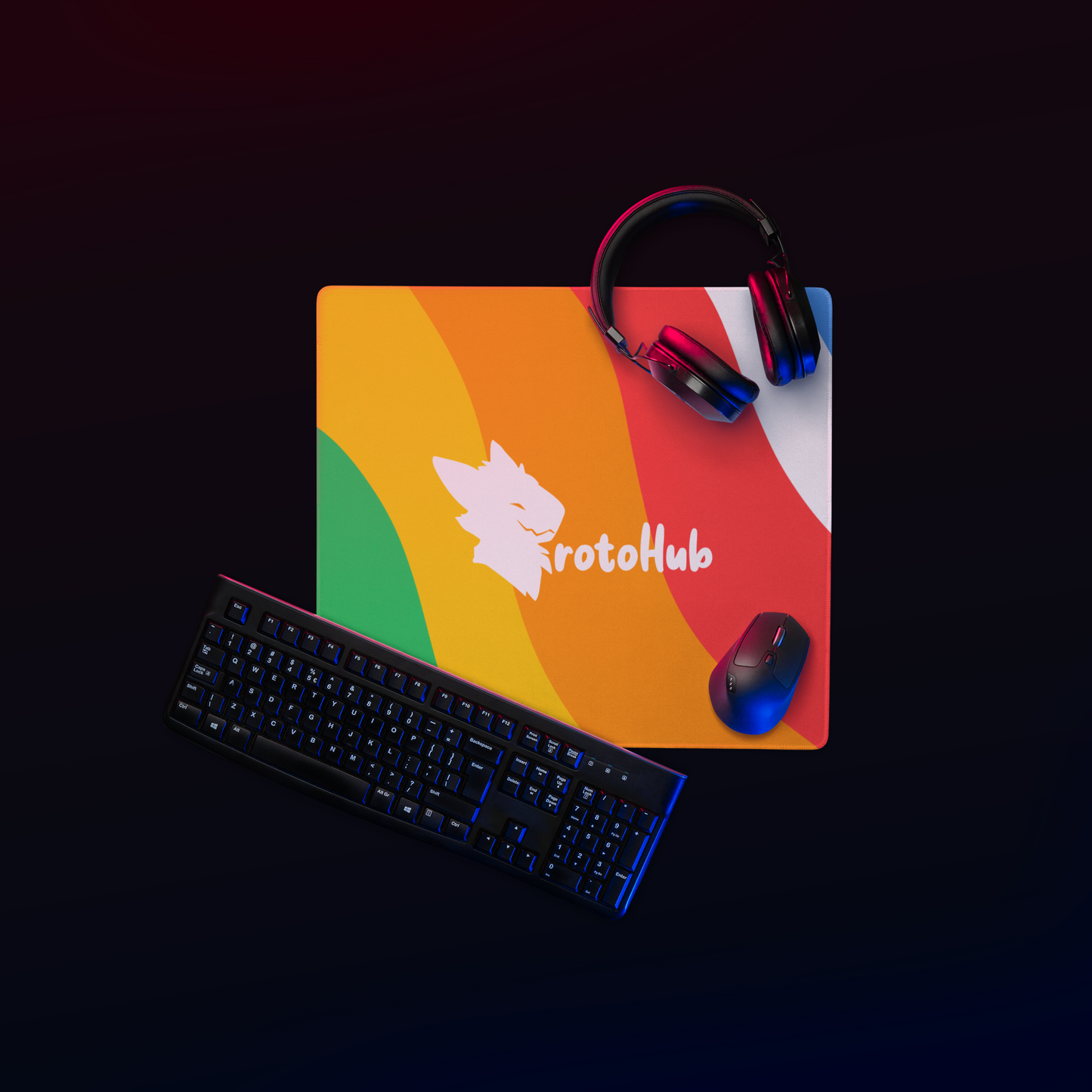 Gay Protogen Gaming mouse pad